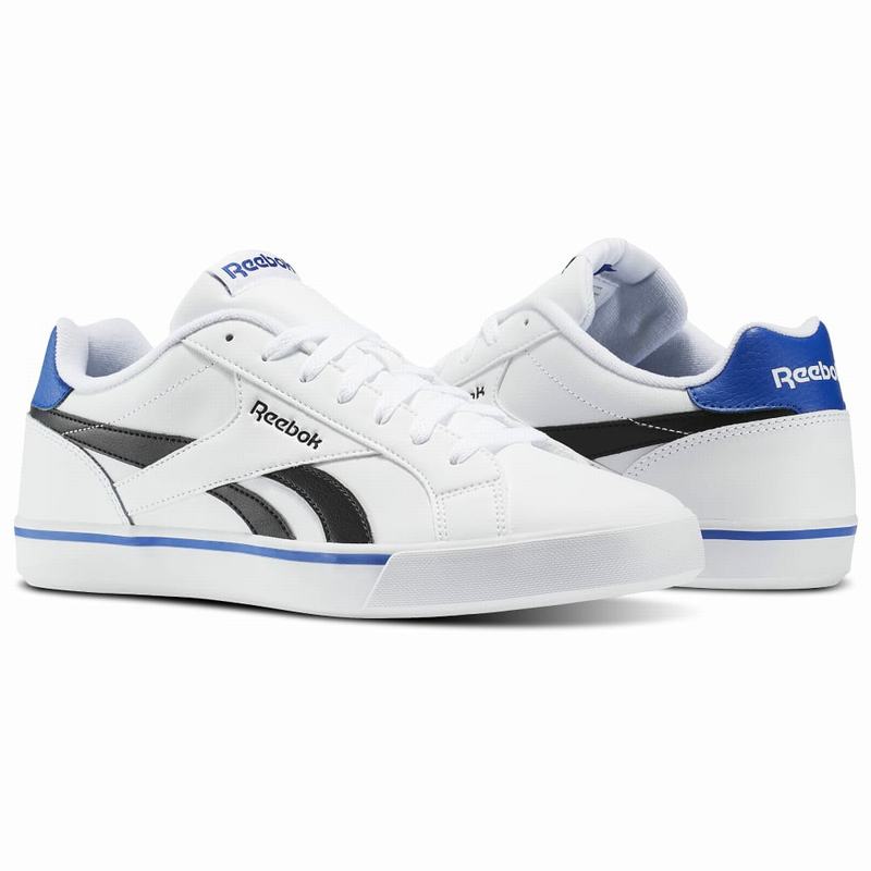 Reebok Royal Complete 2ll Tenisky Panske - Biele/Čierne/Kráľovská Modrá YB6690MQ